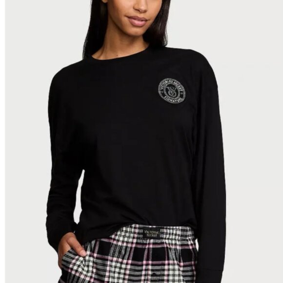 VS BLACK LOGO TOP SIZE XS OVERSIZED - Picture 1 of 9